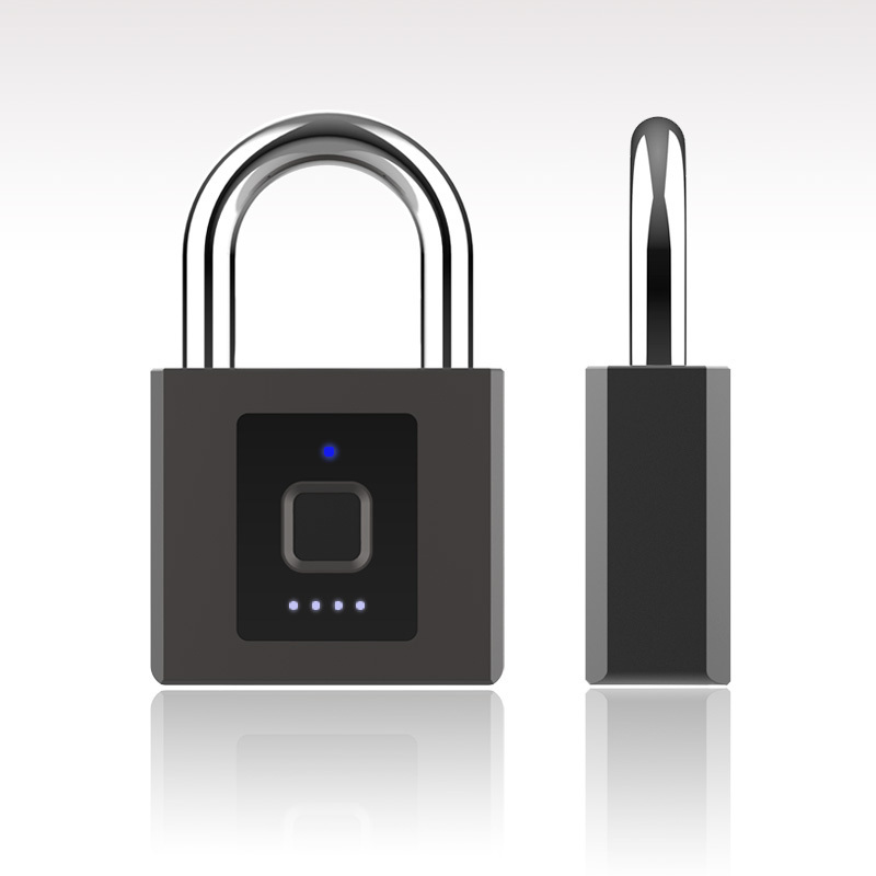 High Quality Biometric Remote Padlock padlock with keyless fingerprint Smart Electronic Fingerprint Padlock