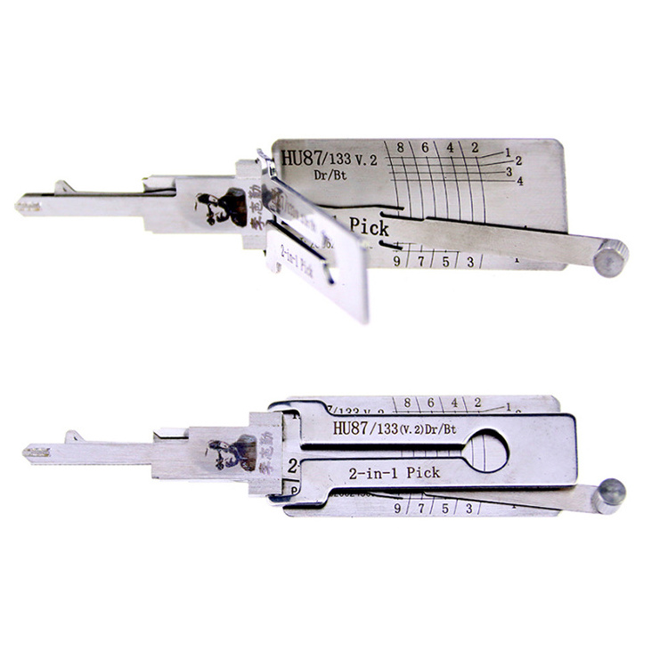 Locksmith Tool Lishi Hu87 2 In 1 Auto Lock Pick And Key Decoder Tools