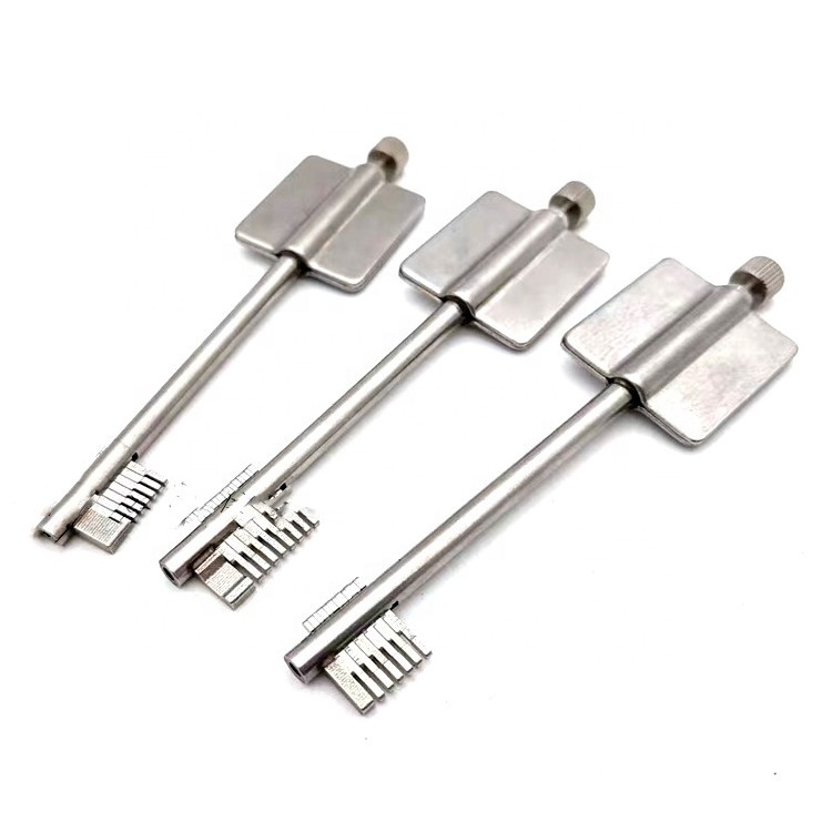 Sowoyoo 3 Pcs Variety Flagpole Key Locksmith Tools Lock Opener Lock Pick