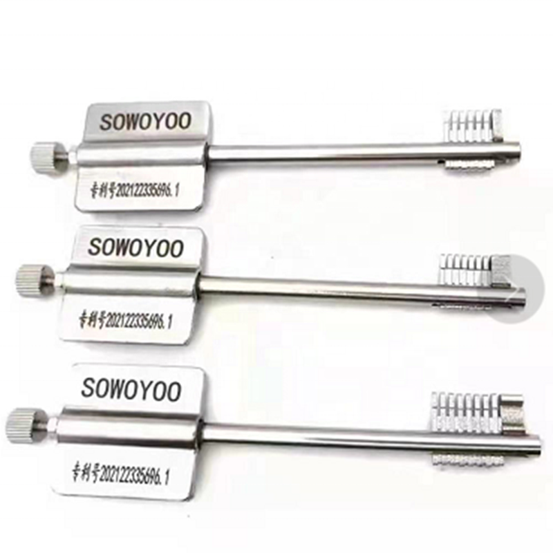 Sowoyoo 3 Pcs Variety Flagpole Key Locksmith Tools Lock Opener Lock Pick