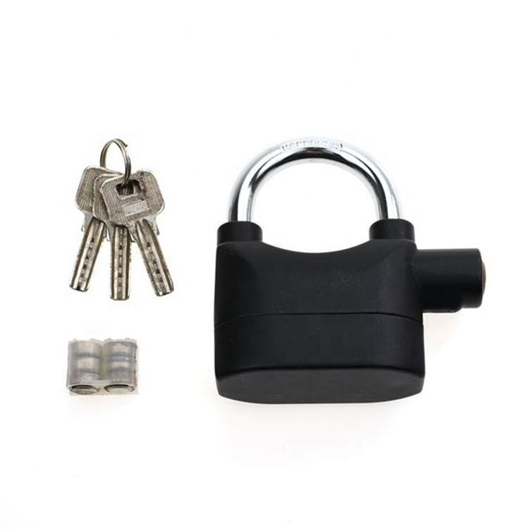 Cheap Waterproof Short Beam Safety Low Power Alarm Aluminium Alloy Padlock with Keys