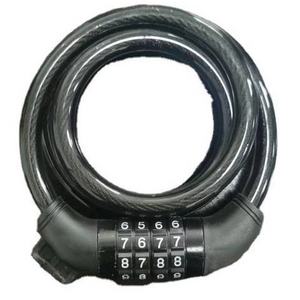 Bike Lock 10*1000mm 4 Code Digital Mtb Grip Bike Cable Bike Combination Chain