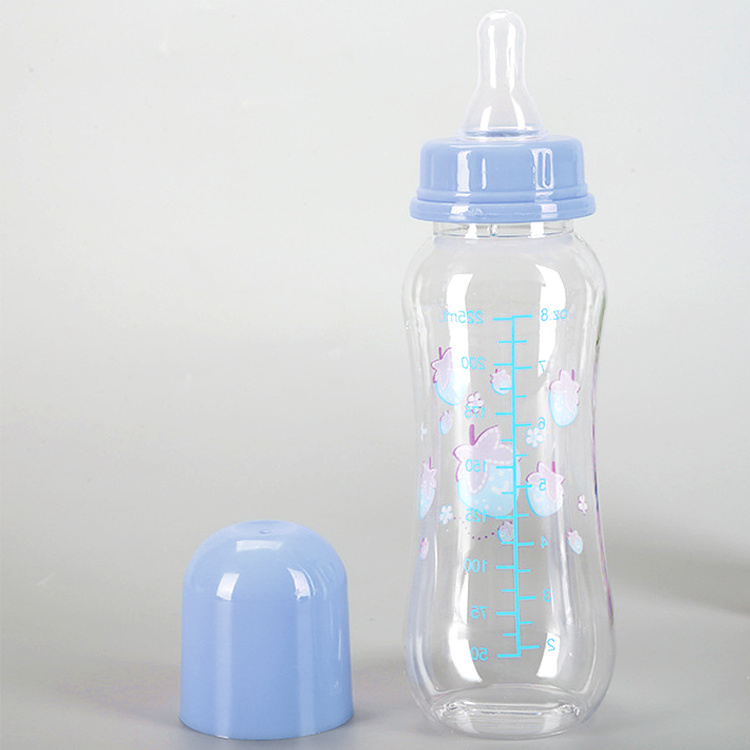 New Design 2021 Baby Feeding Spoon Borosilicate Glass Baby Bottle Korea New born baby feeding bottles