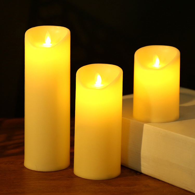 Halloween Home Decor Flameless Flickering Led Candles Light Tealight Led Electronic Votive Led Battery Power Candles Lamp