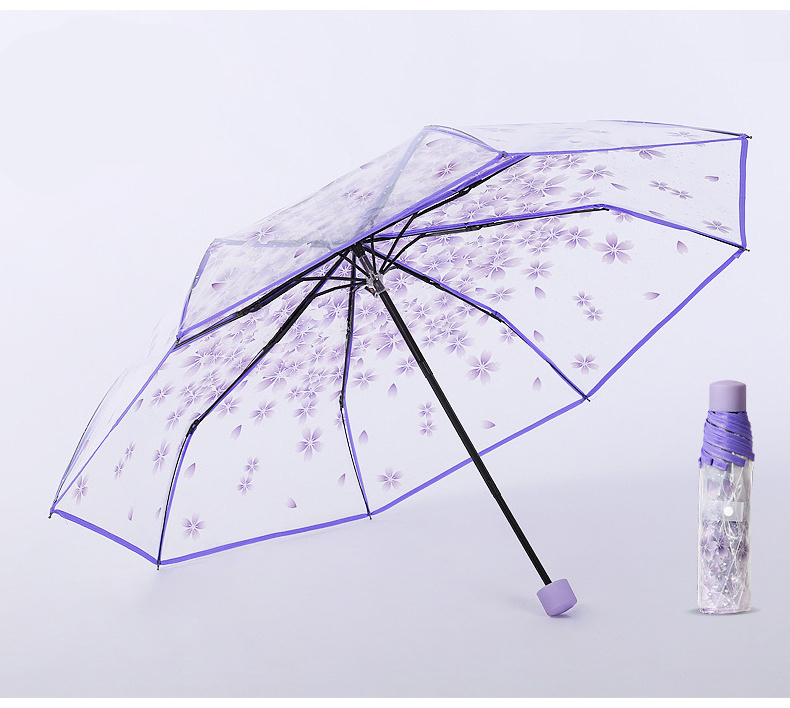 women girl fashion custom flower clear umbrellas kids umbrellas wholesale transparent umbrella