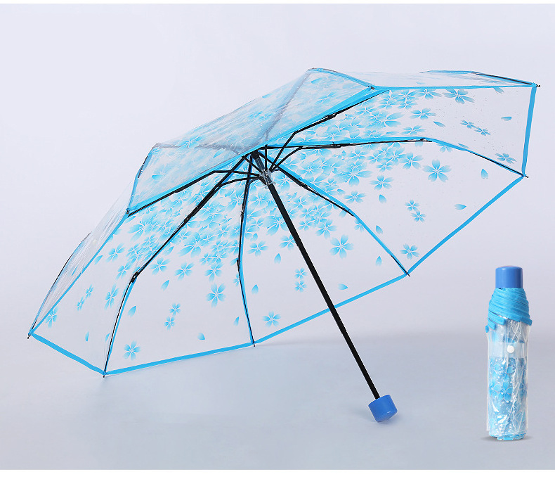 women girl fashion custom flower clear umbrellas kids umbrellas wholesale transparent umbrella