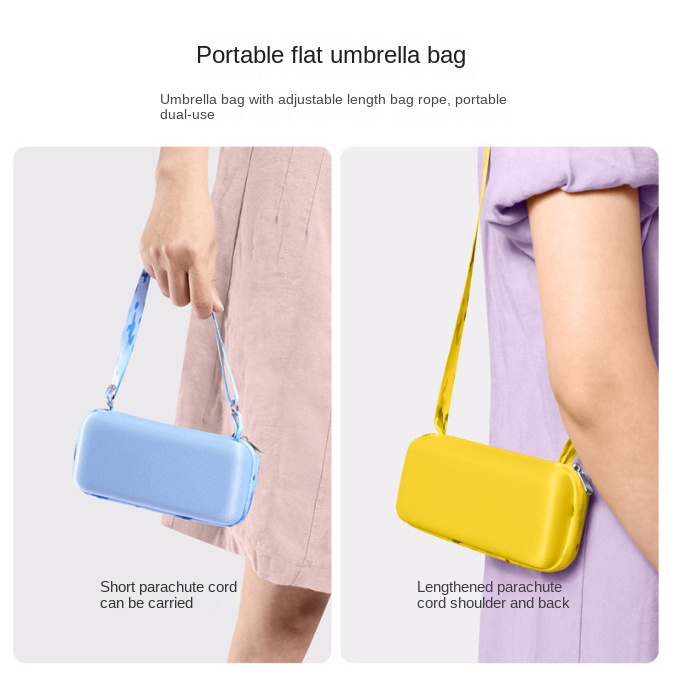 Portable Small Bag Folded Ultralow-light 5 Folding Umbrella Sunblock UV Mini Pocket Umbrella