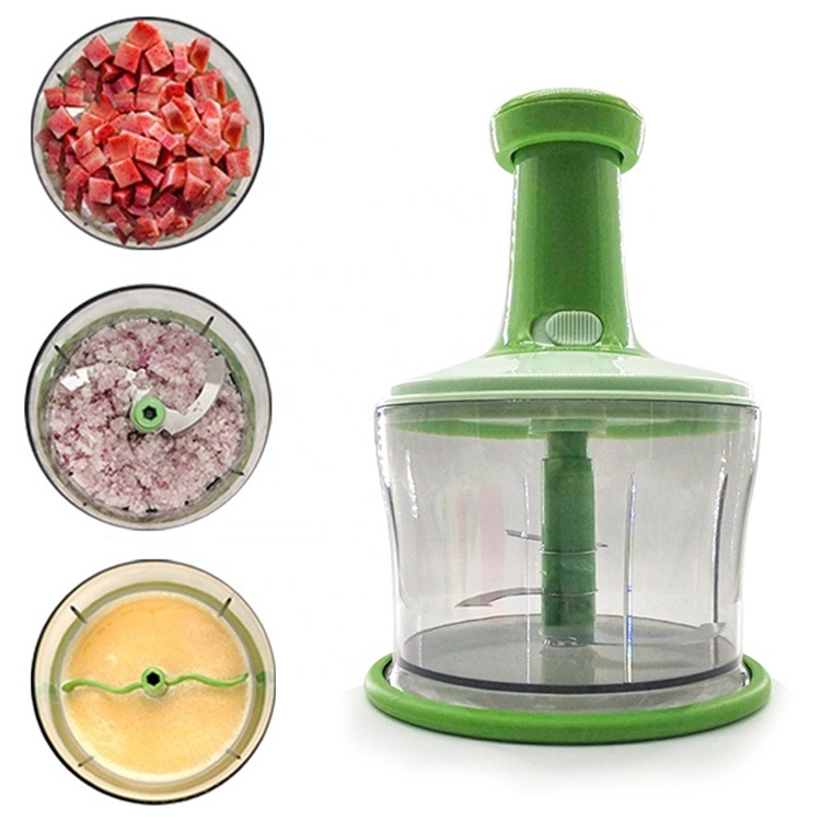 Manual Happy Onion Blender Hand Speedy Veggie Garlic Meat Vegetable Slicer 3 In 1 Mini Food Press Chopper