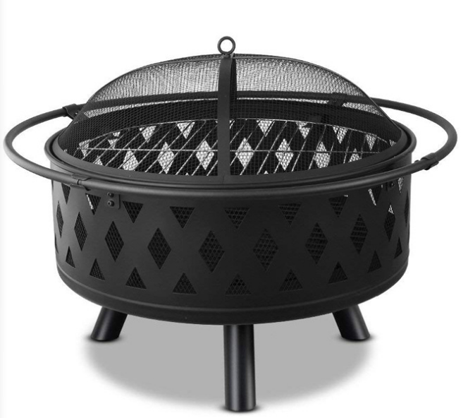 Hot Amazon High Quality Portable Outdoor Backyard/Garden Fire Pit Manufacturers With Cover And Grill