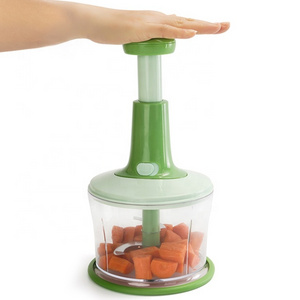 Manual Happy Onion Blender Hand Speedy Veggie Garlic Meat Vegetable Slicer 3 In 1 Mini Food Press Chopper