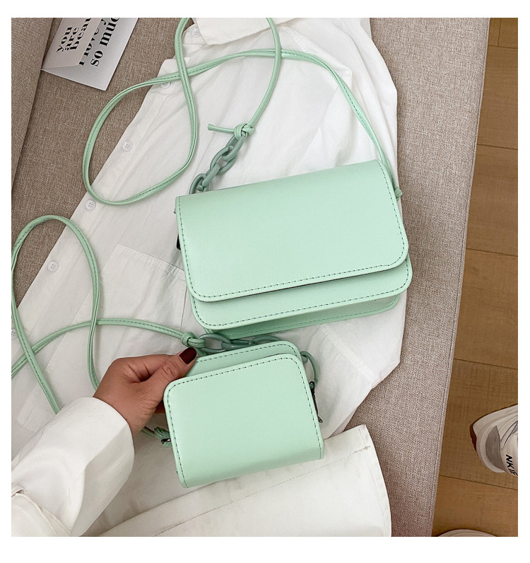 Women's Bag New Korean Style Simple Small Texture One-Shoulder Crossbody Bag Casual Girl Mini Bag