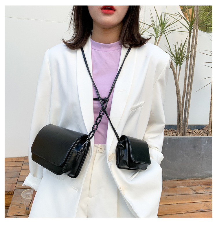 Women's Bag New Korean Style Simple Small Texture One-Shoulder Crossbody Bag Casual Girl Mini Bag