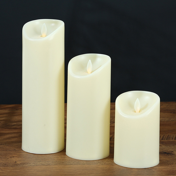 Halloween Home Decor Flameless Flickering Led Candles Light Tealight Led Electronic Votive Led Battery Power Candles Lamp