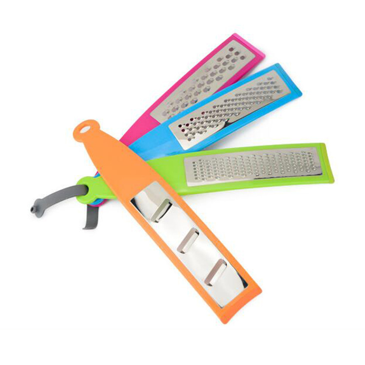 China Supplier Kitchen Gadgets PP Handle Creative Four-in-one Stainless Steel Blade Combination Fruit Vegetable grater