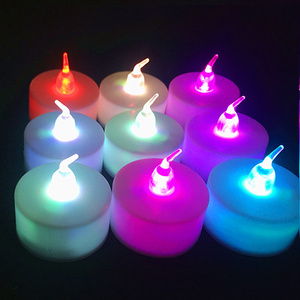 Factory top seller Party Banquet Electric Flameless Christmas Battery Operated Plastic Mini Candles LED Tea Light