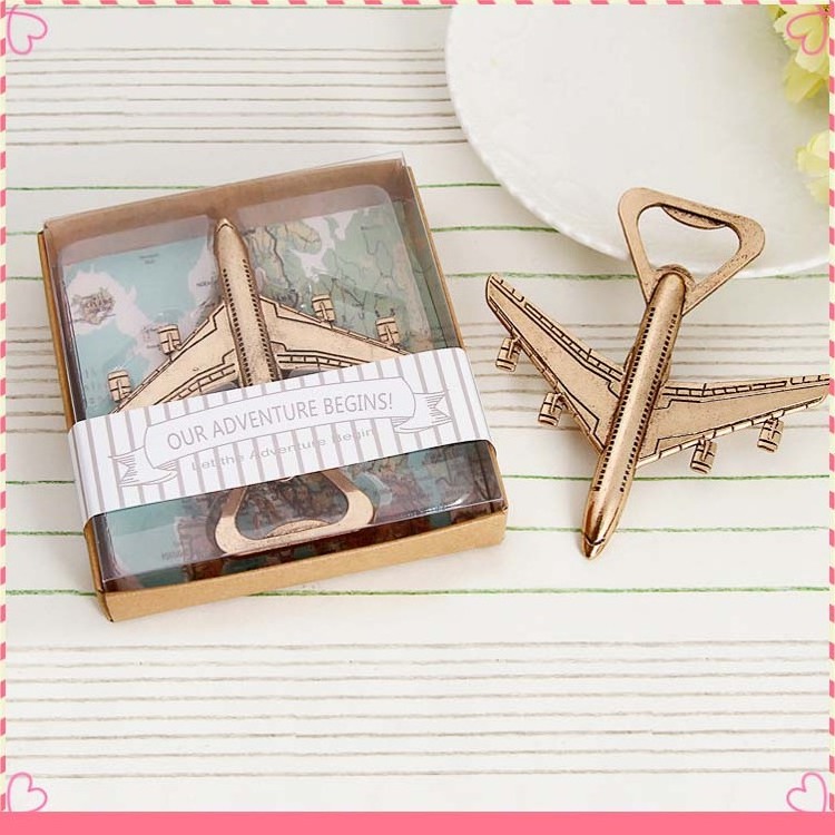 Kitchen Tools Gift Airplane Bottle Opener Air Plane Travel Beer Party Favor Wedding Birthday Decorations Bottle Opener