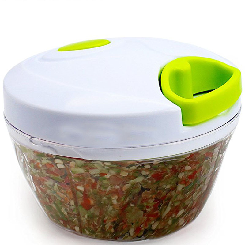 New Design Online Top Seller Kitchen Accessories Vegetable Meat Shredder BPA Free Manual Pepper Garlic Chopper