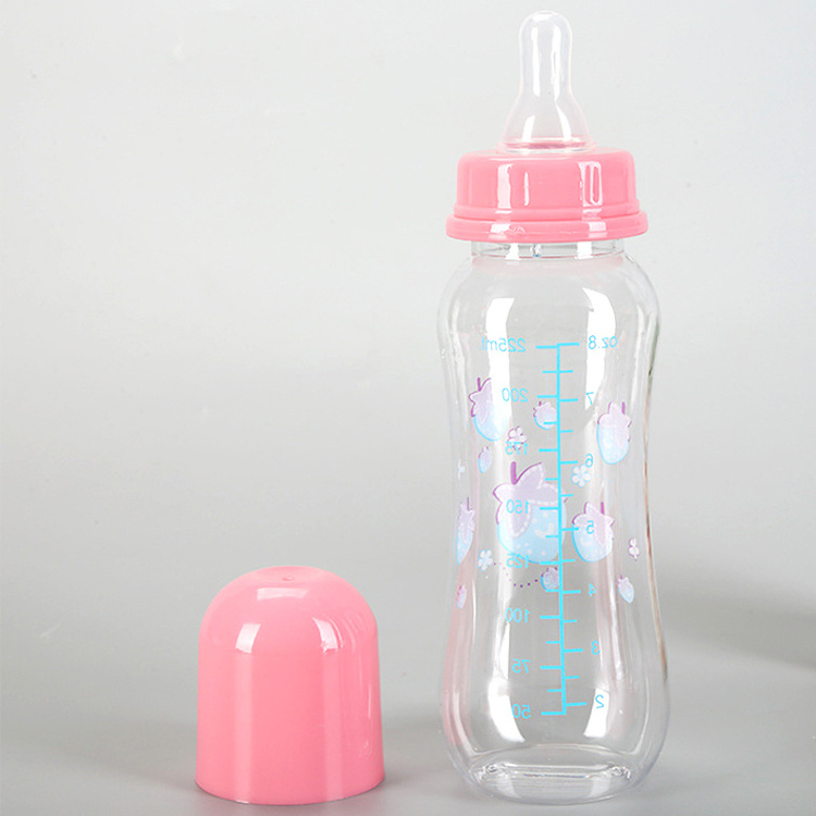 New Design 2021 Baby Feeding Spoon Borosilicate Glass Baby Bottle Korea New born baby feeding bottles