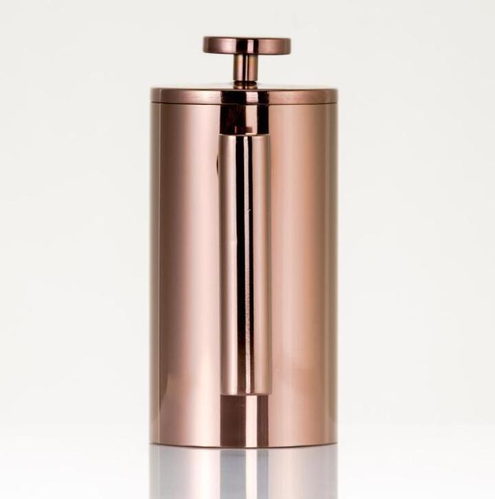 304 Stainless Steel Heat-Rose Gold French Press 34oz 1L Thermal Coffee Server Pot French Coffee Press