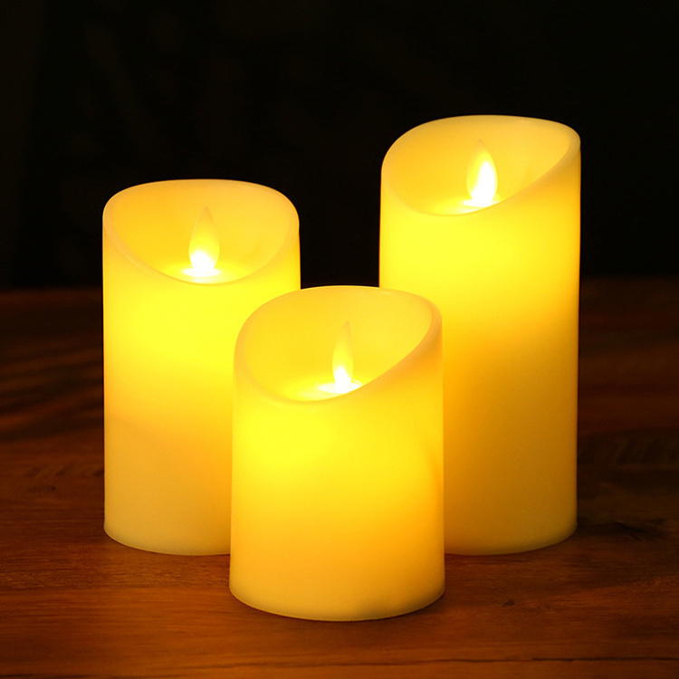 Halloween Home Decor Flameless Flickering Led Candles Light Tealight Led Electronic Votive Led Battery Power Candles Lamp