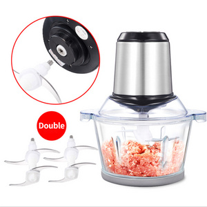 Home Multifunctional Plastic Garlic Mincer Chopper Machine Meat Grinder