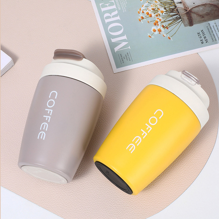 Double Wall Transparent Stainless Steel Straight Powered Coated Dome Lid Metallic Kids Personalized Cup Clip Tumbler