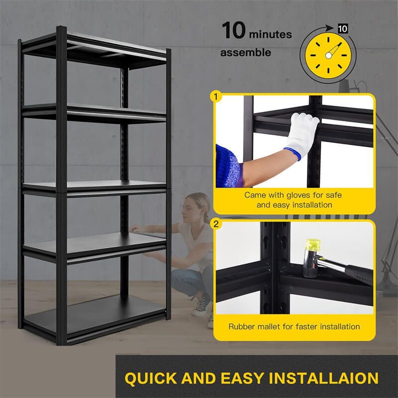 Shelf Rack Storage Shelves Metal Kitchen Racks Shoe Estanteria Boltless Shelving Book Estante Tier Garage Vertical Bookshelf