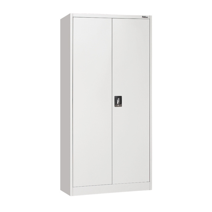 steel storage office furniture cabinet 2 door metal filing cabinets with 4 adjustable shelves metal cupboards