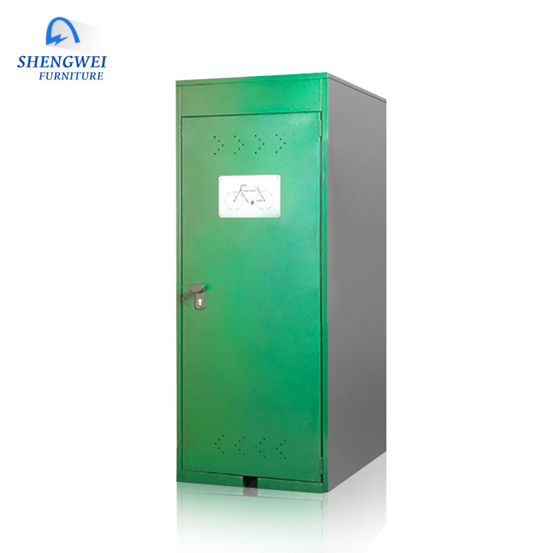 Henan Shengwei outdoor parking secure locker metal bike locker for sale