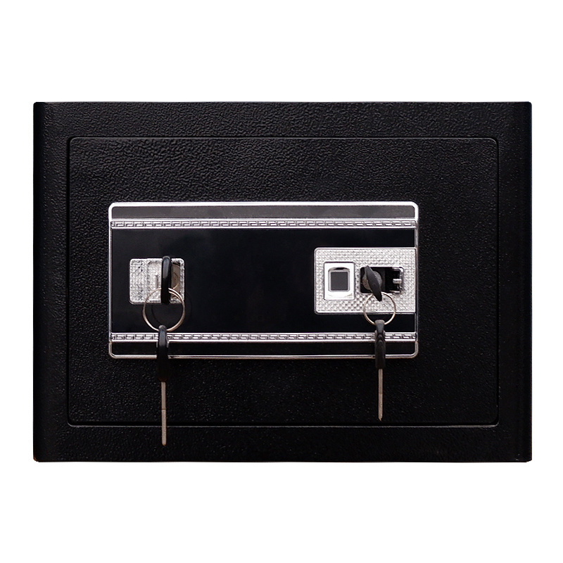 Home Smart Small Metal Safe Deposit Box Safety Password Fingerprint Lock Safe