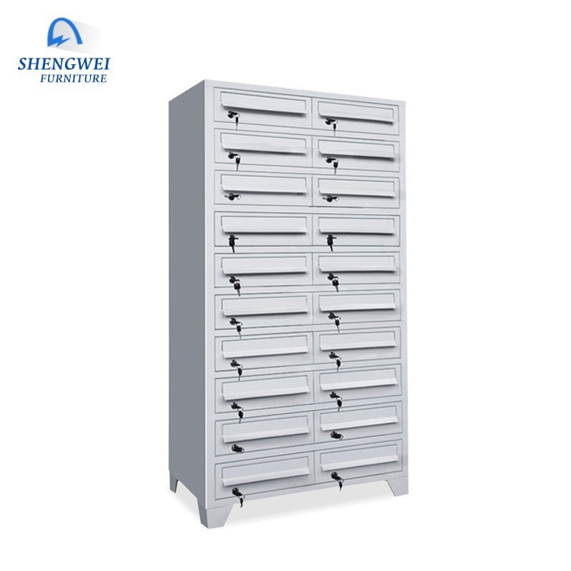 Unique design furniture 30 doors stainless steel mailbox with lock