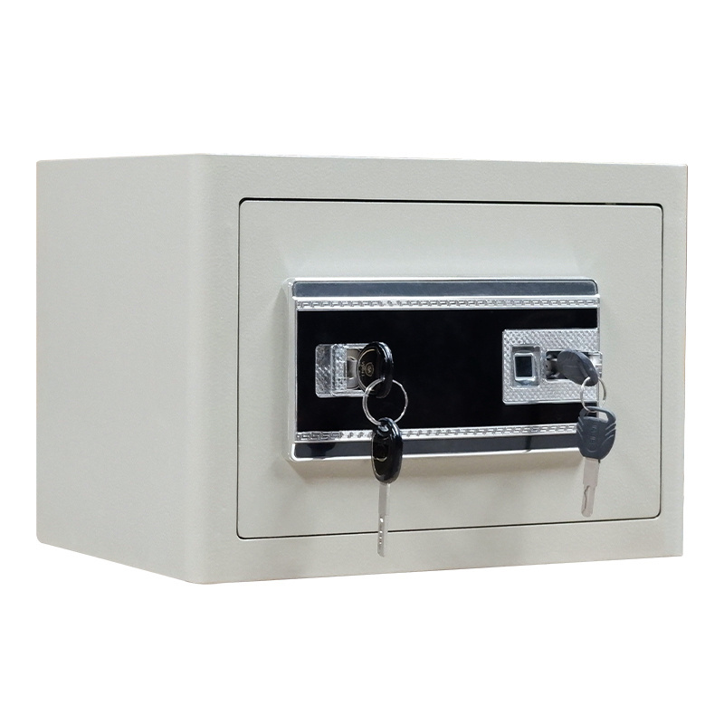 Home Smart Small Metal Safe Deposit Box Safety Password Fingerprint Lock Safe