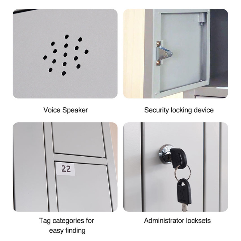 USB electronic box smart cell phone charging locker intelligent steel cabinet smart System Mobile Phone Locker