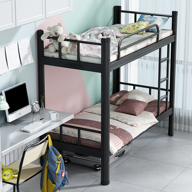 new design steel bunk bed frame metal double decker bunk beds for adults and children