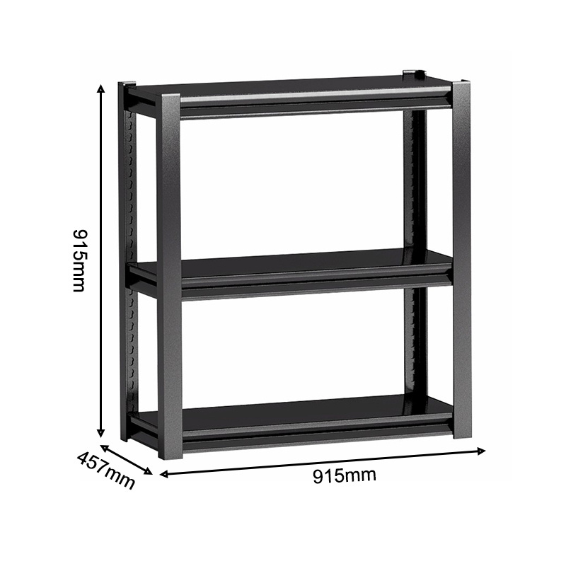 estante de acero price all metal Boltless shelving 3-layer adjustable height Metal Storage Racking Shelves for Warehouse home