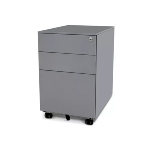 Movable Steel Metal Drawer Colorful Steel Mobile Storage File Cabinet metal  2 3 drawers mobile pedestal With Wheels