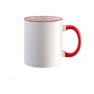 Best Price White Sublimation Wholesale 11Oz Nose Ceramic Mugs With Smile Face