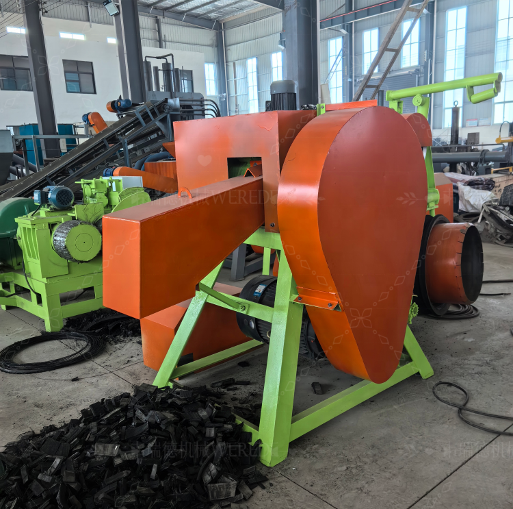 Tyre Recycling Machine  Good Tyre Crusher Machine  Small rubber shredder