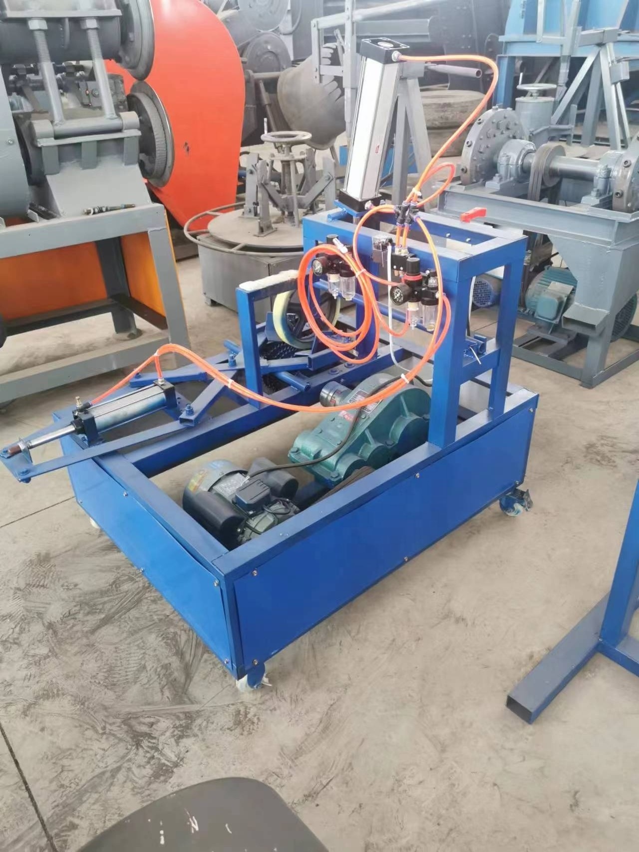 tires crusher used   truck tire sidewall cutter  mini tire recycling production line