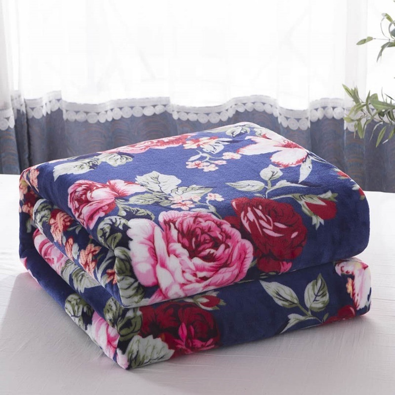 Hot Sale cheap Super Soft 100% Polyester Printed Flannel Fleece Blanket in bulk