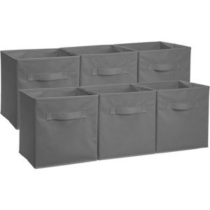 Large Foldable Collapsible Closet Cabinet Fabric Cubes Storage Bag Cloth Organizer with Handle