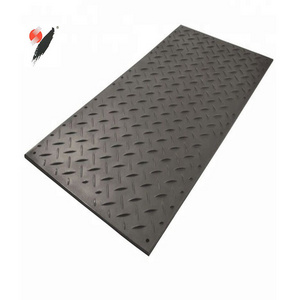 Factory direct sales of anti slip black HDPE road mat for truck