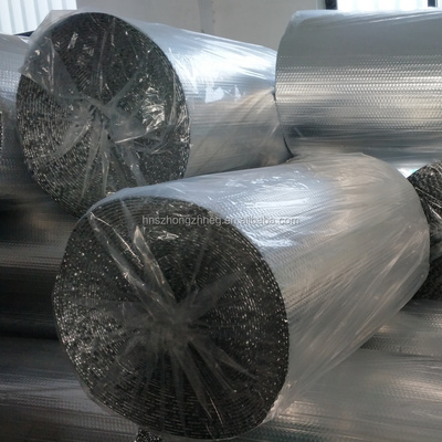 Reflective Aluminum Bubble Foil Insulation For Roofing/ Bubble Foil Thermal Insulation Sheet