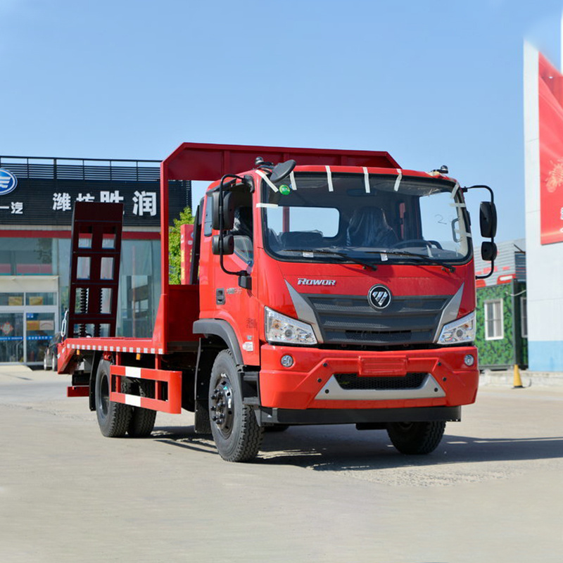 Metro wehbe heavy industry flat low bed tow truck 3.6 ton deck 4 ton winch flatbed tow truck for sale