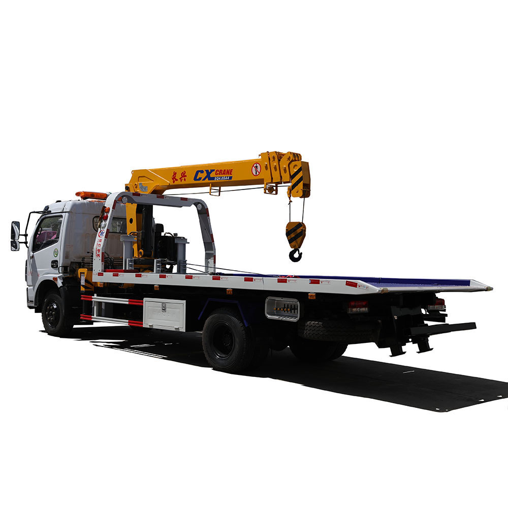 Dongfeng  5 tons Wrecker Truck Tow Truck Rollback Wrecker Bed for Sale