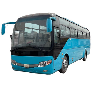 YUTONG BUS ZK6126 Tour Passenger Double Axle Coach Bus for Sale Price of New Max White Metallic Diesel Body Front Engine Color