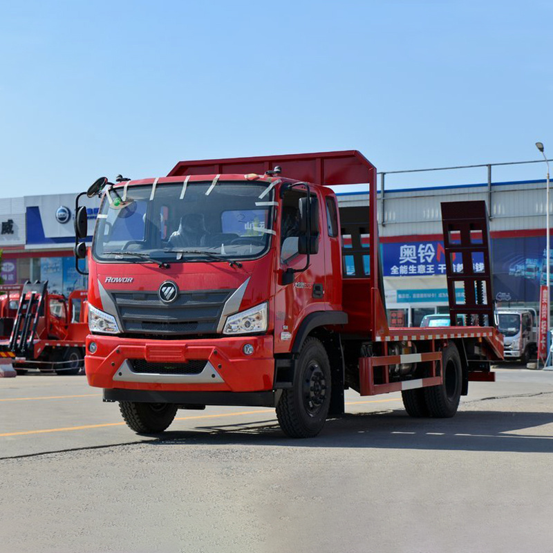 Metro wehbe heavy industry flat low bed tow truck 3.6 ton deck 4 ton winch flatbed tow truck for sale