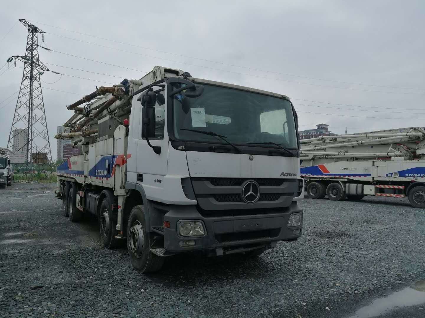 Good Condition Remanufactured used 37M concrete mixer pump truck