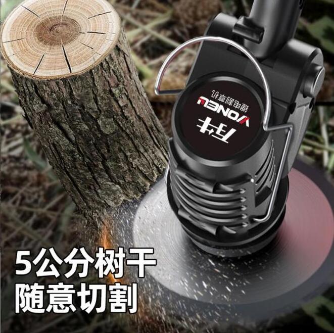 Electric lawn mower household rechargeable lithium battery weeder small garden lawn machine multi-function lawn mower wholesale