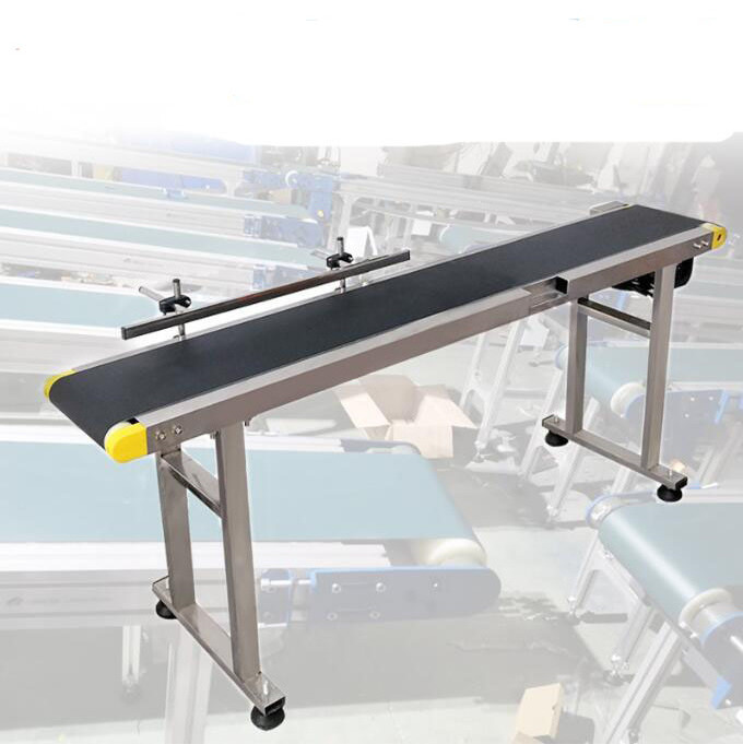 Factory custom conveyor belt assembly line paging machine to sample custom speed adjustable automatic high speed coding conveyor